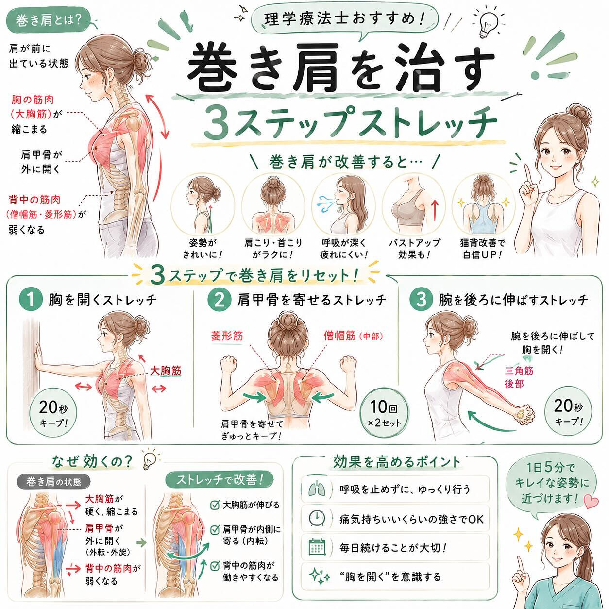 【巻き肩、放置していませんか？🥺】